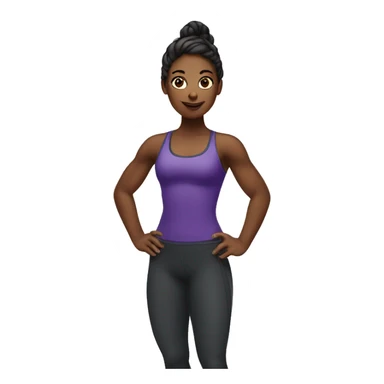 gymgirl posing sticker