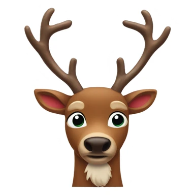 rudolph the red nosed reindeer sticker