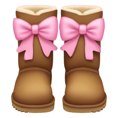 Uggs with pink bows sticker