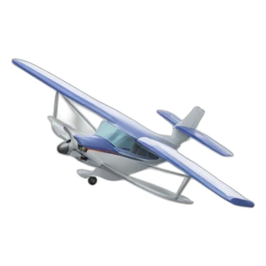 Avion 1 moteur sticker