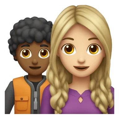 Un jeune homme qui vient de sortir avec une jeune femme sticker