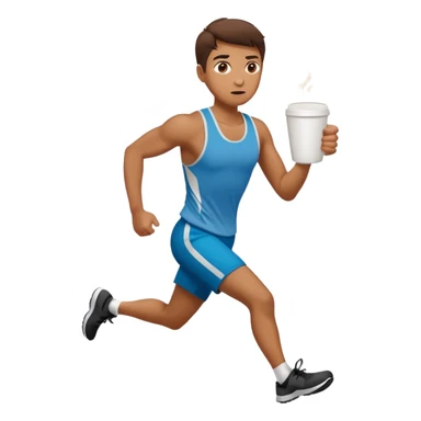 Morning Coffee Runner sticker