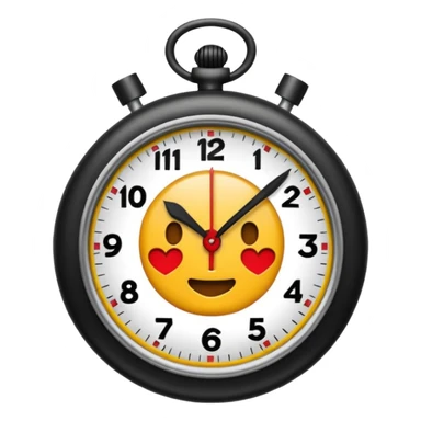 Un reloj sonando al estilo andrez garza sticker