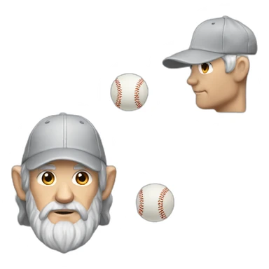 gandalf with baseball cap sticker