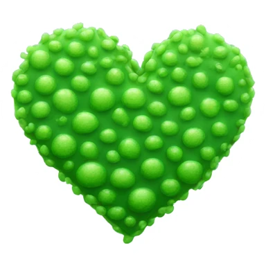 algae heart sticker