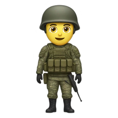 Ukrainian soldier sticker