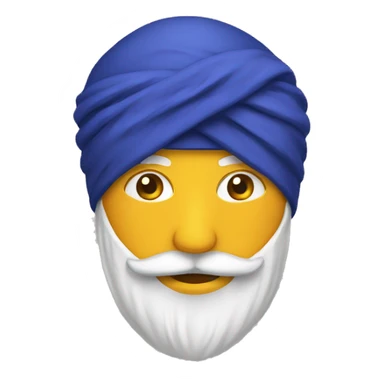 skimask with sikh turban sticker