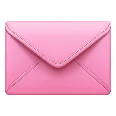 simplistic Pink email envelope sticker
