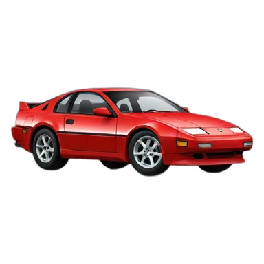 Red 300zx turbo sticker