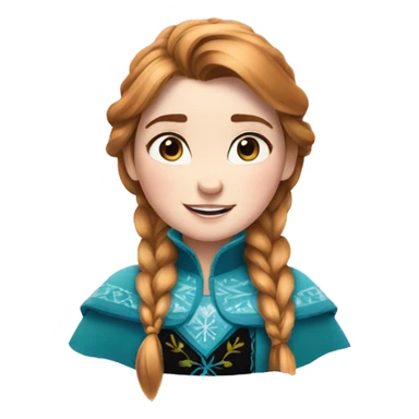 Anna from Frozen sticker