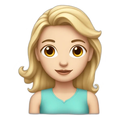 White girl with a name Vera sticker