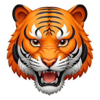 Harrisburg High School Tiger Logo sticker