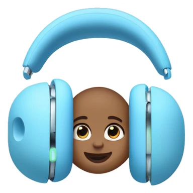 Baby blue AirPods Max  sticker