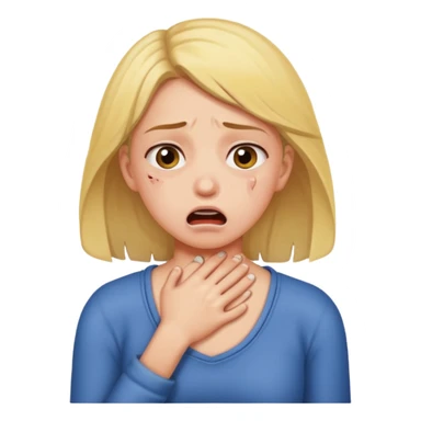 Sexy girl being choked  sticker