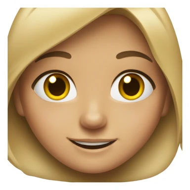 Burnett girl smiling  sticker