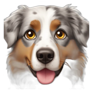 Australian shepherd heterochromia sticker