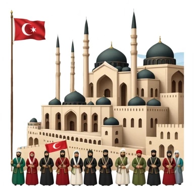 The Ottoman Empire in the year 1453The year of the Ottoman Empire 1453  sticker