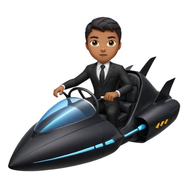 black panther driving glider sticker