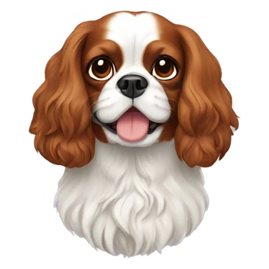 King Charles spaniel sticker