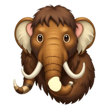 a Mammoth half body sticker