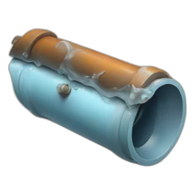 Pipe Water leak sticker