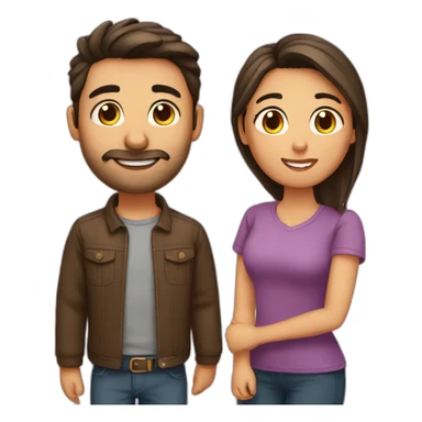 relacion de pareja sticker