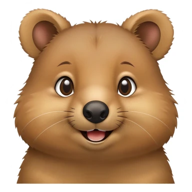 cinematic-quokka-realistic-full-body-standing-emoji,-small-round-frame-balanced-on-tiny-strong-hind-legs,-fluffy-brown-fur-radiating-a-warm-softness,-big-round-eyes-filled-with-joy-and-innocence,-tiny-clawed-paws-held-close-to-chest,-cheerful-smile-exuding-endearing-happiness,-simplified-yet-realistic-focused-features,-highly-detailed,-glowing-with-a-sunny-warmth
cinematic-cute-smiling-quokka-portrait-emoji,-head-tilted-playfully-and-inquisitively,-featuring-a-fluffy,-round-face-with-a-naturally-cheerful-grin-and-bright,-sparkling-eyes-full-of-playful-curiosity,-simplified-yet-irresistibly-adorable- copy sticker