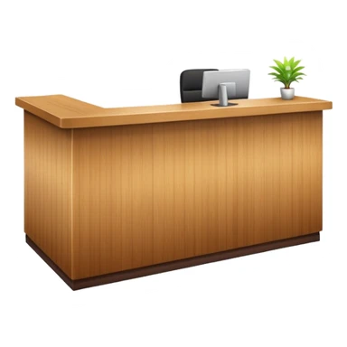 Reception desk
 sticker
