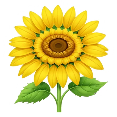 Sunflower yellow  sticker