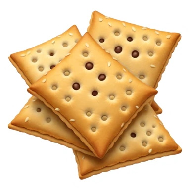 un tas de crackers aux graines sticker