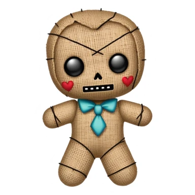 voodoo doll sticker