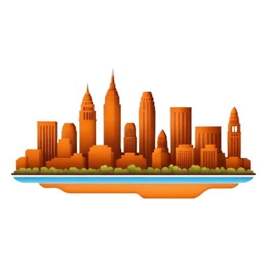 An emoji for Cleveland Ohio sticker
