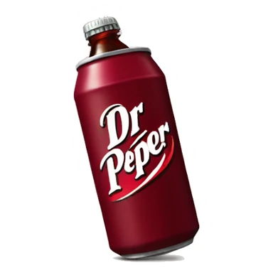 dr pepper with a bow on the cap sticker