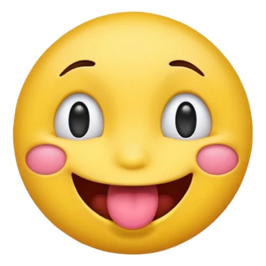 make a cross eyed esotropia emoji with tounge out sticker