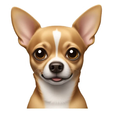 chihuahua brown and black sticker