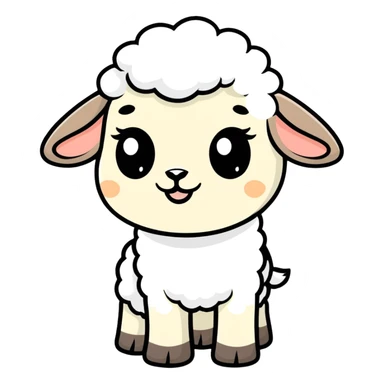 Lamb sticker