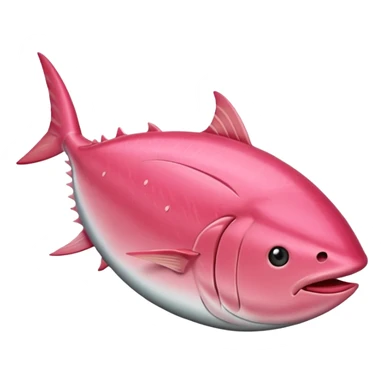 Make tuna meat iPhone emoji style sticker