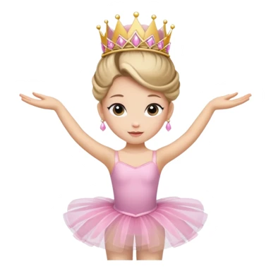 ballet bun princesses sticker
