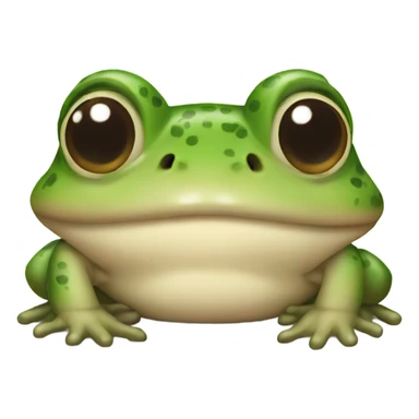 Cute toad sticker
