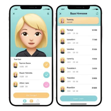 online booking for hairdresser sticker