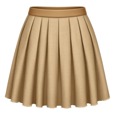beige ancient skirt cloth sticker
