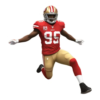 49ers touchdown sticker
