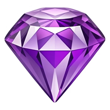 glitter purple crystal diamond sticker