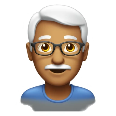 backlit senior citizen sticker