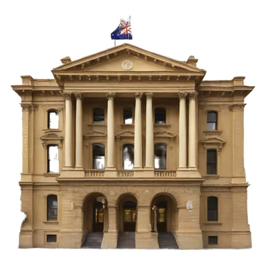 Adelaide town hall (aus) sticker