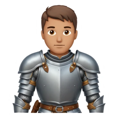 Male Knight Warrior sticker