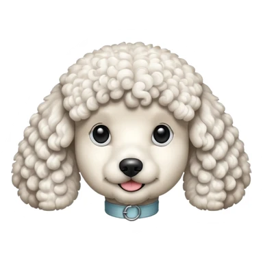 Perro poddle sticker