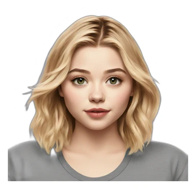 chloë grace moretz wearing tee sticker