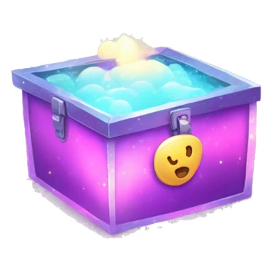 ( 8K )𓂺THE 𓂸MAGIC BOX🗿 glittery✨box of magic light sticker