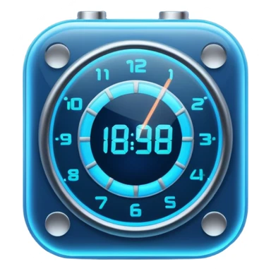 holographic timer  sticker